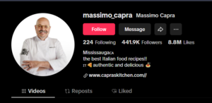 Italian chef TikTok influencers