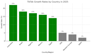 TikTok Usage by Country
