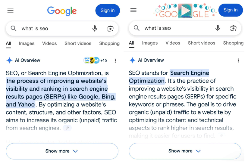 alt= "How To Be Visible in Google AI Overviews"