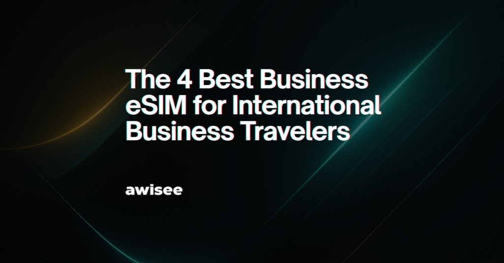 Alt="eSIM for business travelers"