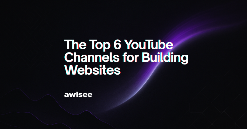 Alt="YouTube channels for building websites"