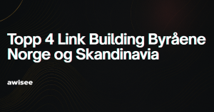 Alt="Link Building byråene Norge"