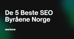 Alt="SEO byråene Norge"